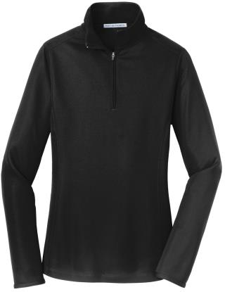 L806 - Ladies' Pinpoint Mesh 1/2-Zip