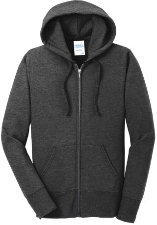 LPC78ZH - Ladies' Classic Full-Zip Hooded Sweatshirt